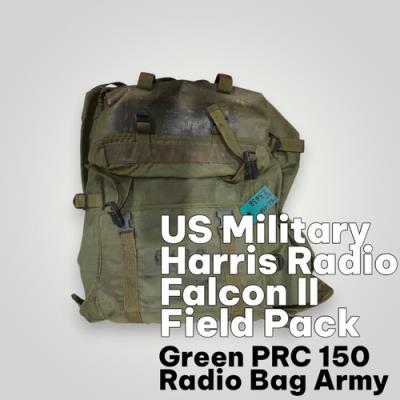 US Military Harris Falcon II Radio Field Pack Ranger Bag Olive Drab PRC-150