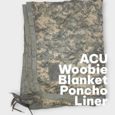 US Military Wet Weather Poncho Liner Woobie ACU NSN 8405-01-547-2559